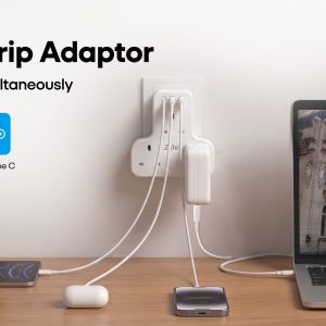 Product name: Zyler 6-in-1 UK Plug Extender: 3250W Surge Protector, 3 AC + PD 20W USB-C & Dual QC3.0 Ports